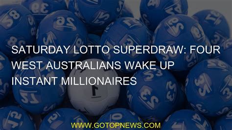 lotto superdraw saturday